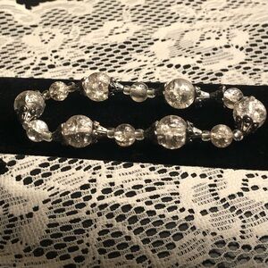 Premier Designs Silver and Clear Bracelet